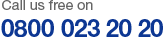 For a free consultation call 0800 023 20 20